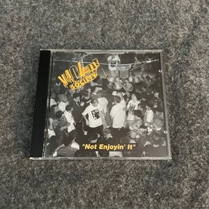 VIOLENT SOCIETY 1995 Not Enjoyin' It ORANGE TEXT CD Mother Box Records PA Punk